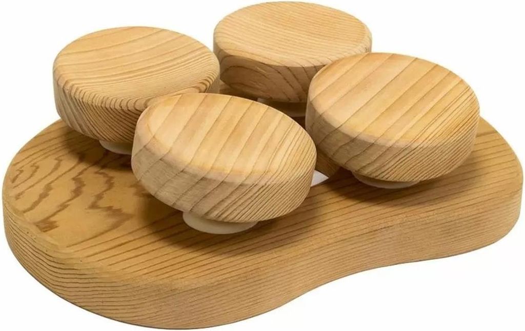 Cuscino sauna HaLu rotondo - Tipo di legno: cedro Immagine del prodotto 