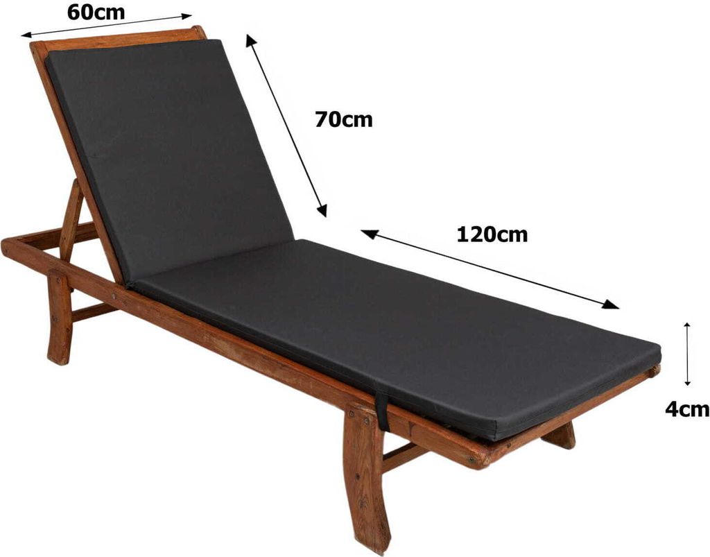 Cuscino per panca impermeabile, cuscino per sedia lunga, per pisolino, spesso a 2 posti, cuscino per panca in legno, per interni ed esterni, per giardino, dondolo e veranda, 100 x 50 cm