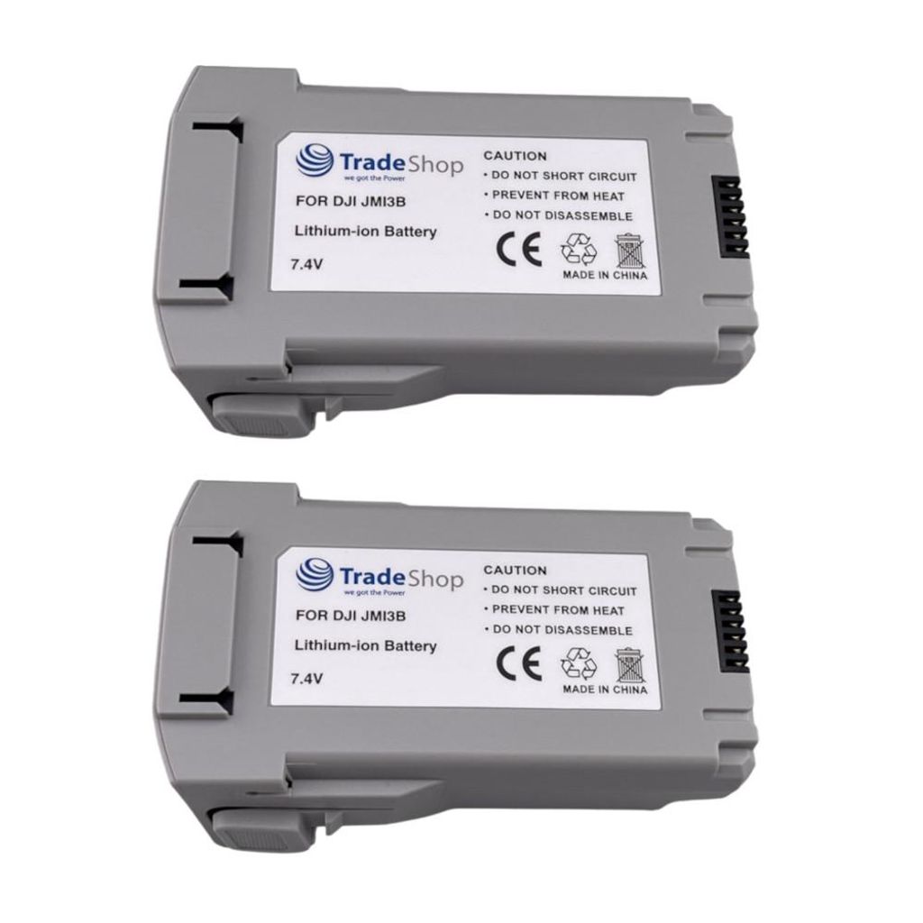 2x Trade-Shop Li-Ion Akku 7,4V / 3850mAh kompatibel mit DJI Produktbild 