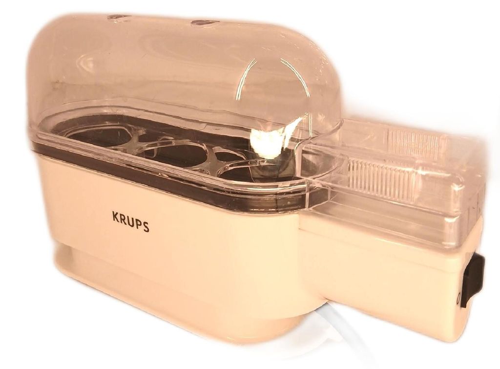 Krups EG2341, 3 Eier, Hart, Medium, Weich, Knopf, Schwarz, Produktbild 