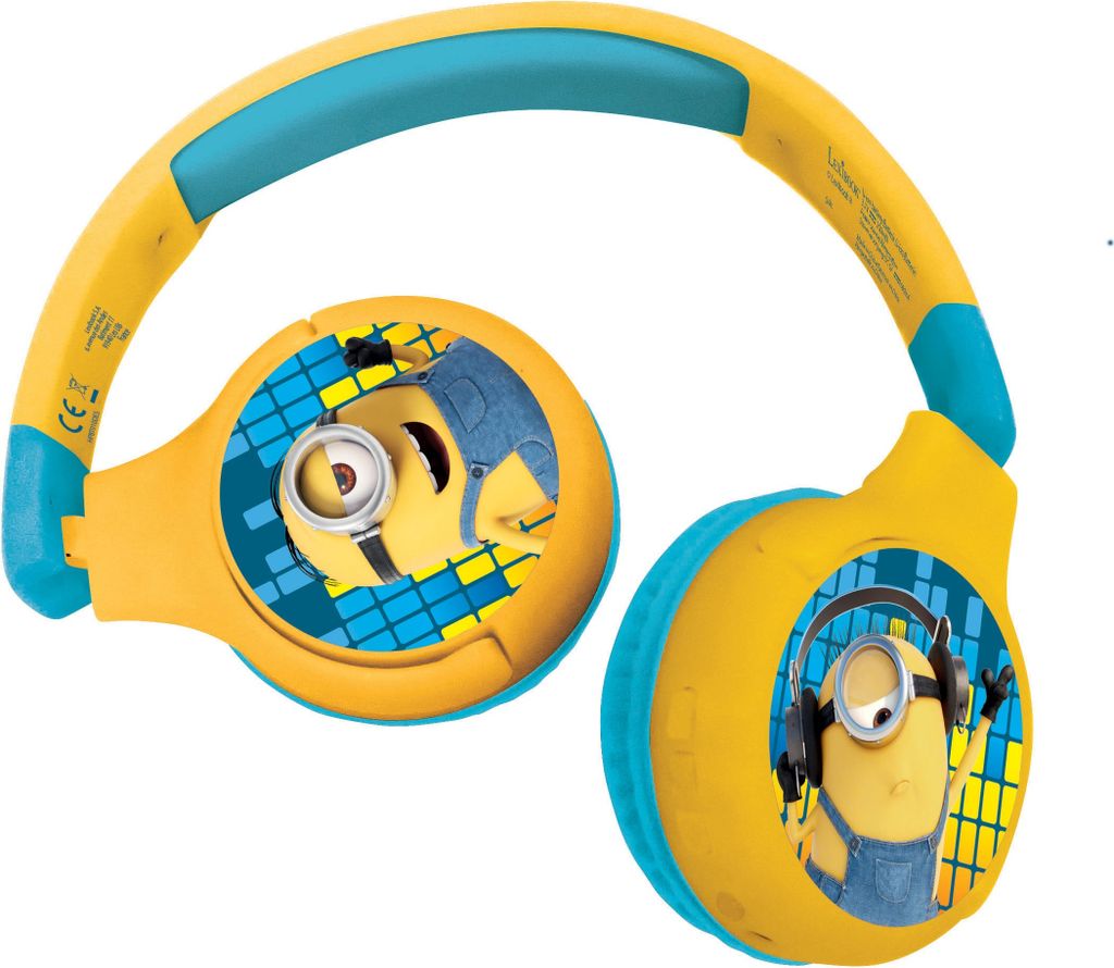 Minions 2-in-1 Bluetooth® & Kabel-Kopfhörer faltbar Produktbild 