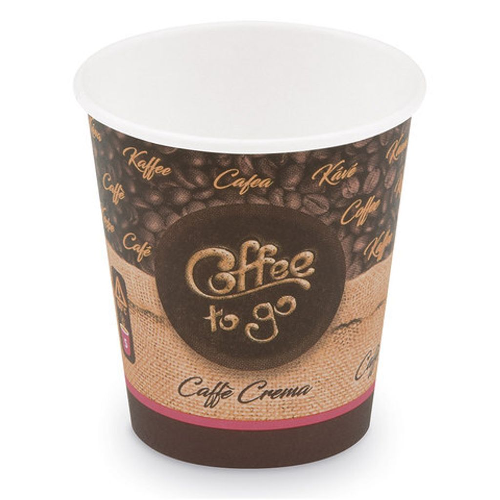 500x Kaffeebecher S 'Coffee To Go' Caffe Crema Americano Produktbild 