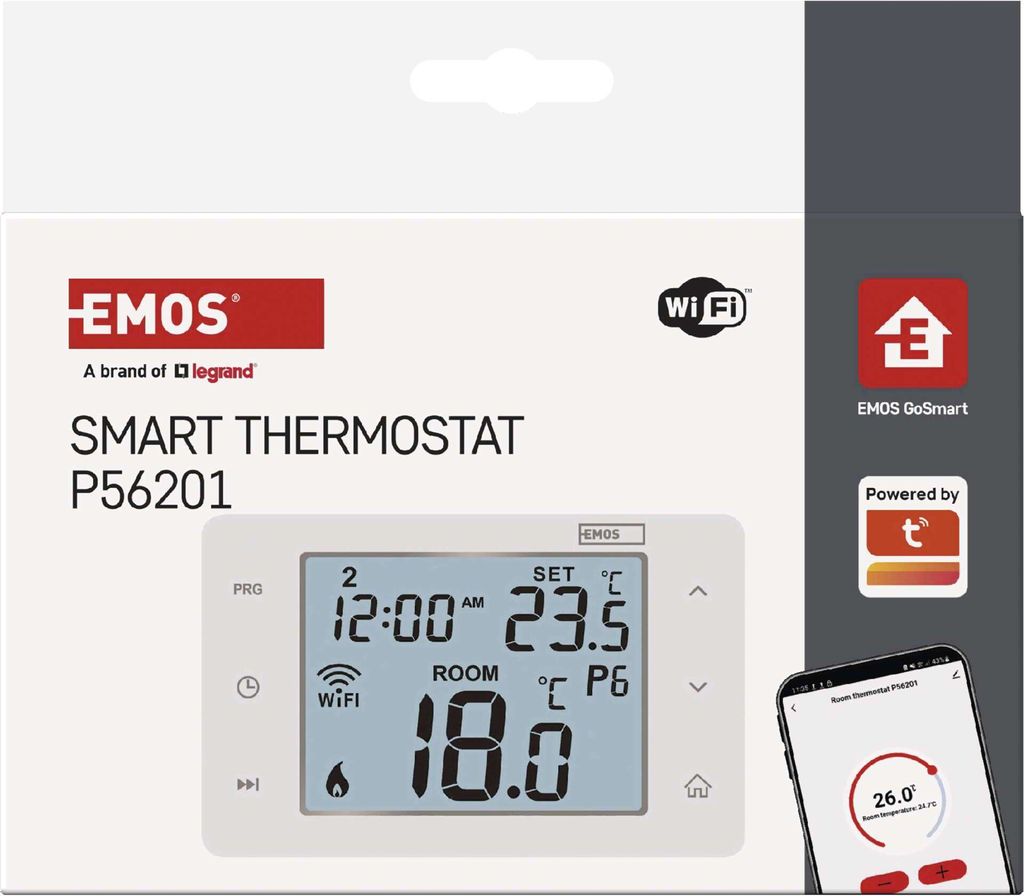 EMOS GoSmart Digitálny izbový termostat s WiFi P56201 Obrázok produktu 13