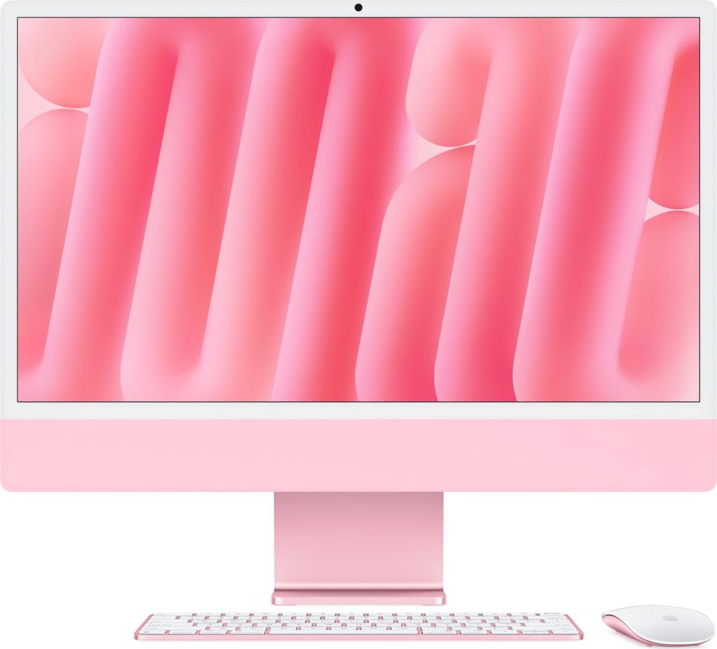 Apple iMac Apple M M4 59,7 cm (23.5") 4480 x 2520 Pixel All-in-One-PC 16 GB 256 GB SSD macOS Sequoia Wi-Fi 6E (802.11ax) Pink