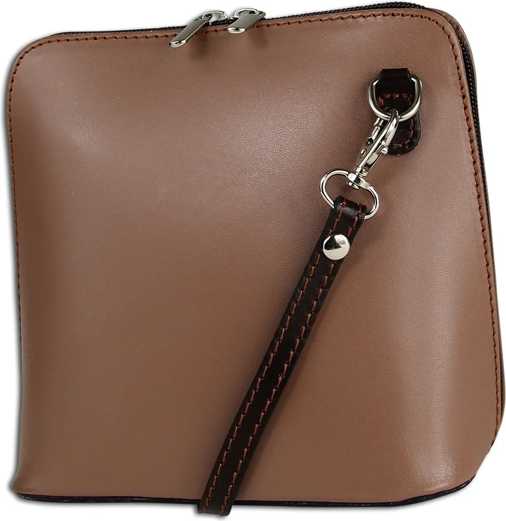 Grand sac à main Toscanto en cuir pour le travail et le quotidien taupe