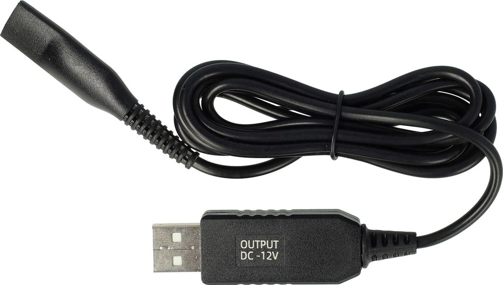 vhbw Ladekabel kompatibel mit Braun Silk Epil 7791, 7871, 7-909, 901, 7881, 7891, 7921, 7-929, 7931, 7951, 7-979, 7961 Epilierer - Netzkabel, 120 cm