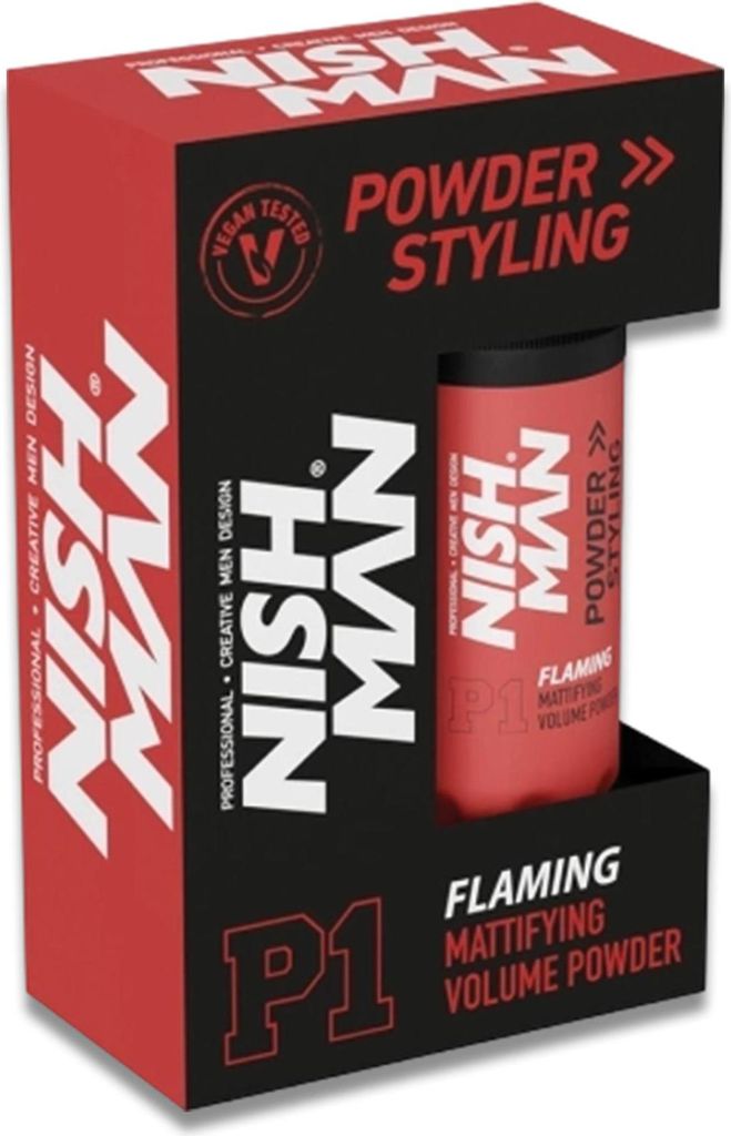 Nishman - P1 Flaming Powder - Haarstyling-Pulver Mango-Duft Produktbild 