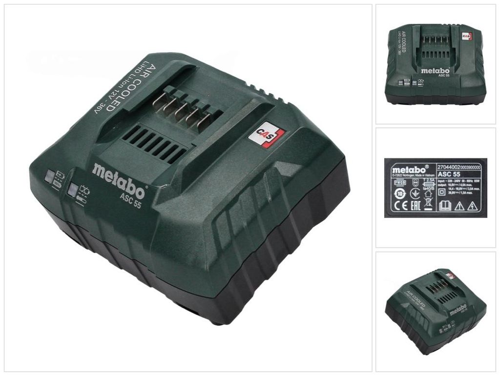 Metabo Ladegerät ASC 55, 12-36 V EU Produktbild 