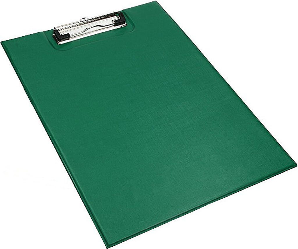 Deska z klipem Clipboard A4 zamykana, zielona, 1 sztuka