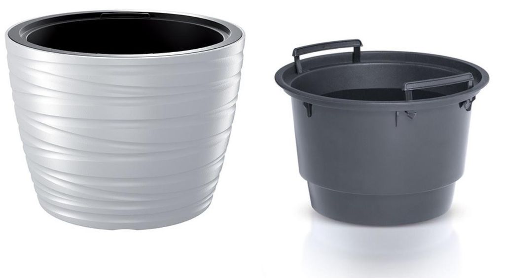 Vaso MAZE BIANCO D50CM H34.9CM Immagine del prodotto 