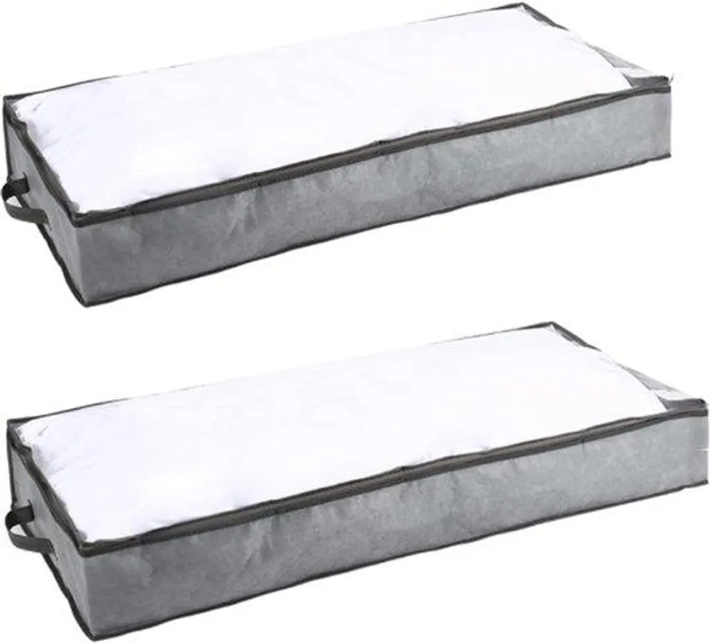 Organiseur pliable pour linge et literie - Housse de rangement textile
