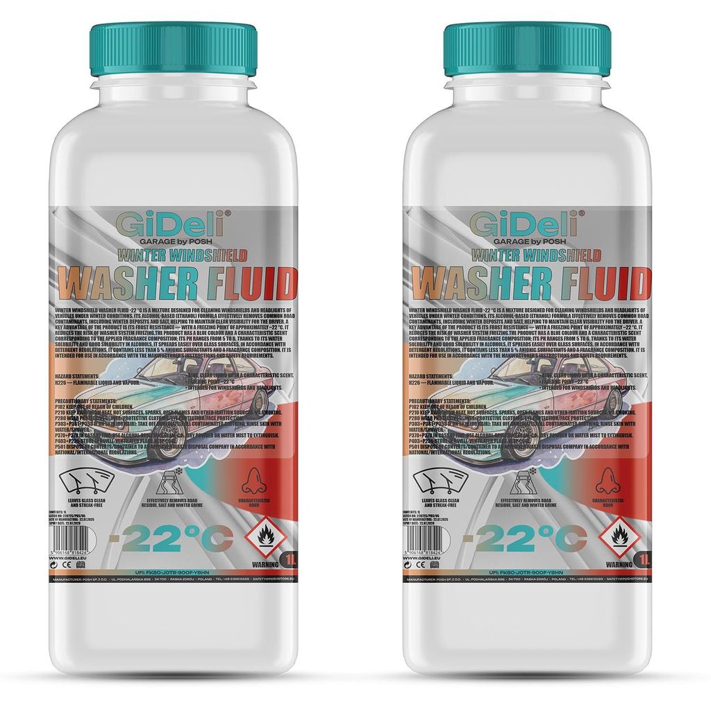 Líquido anticongelante para parabrisas -22°C, 2 litros, Imagen del producto 