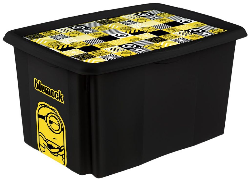keeeper Aufbewahrungsbox karolina "Minions Mosaic" 45 Liter schwarz