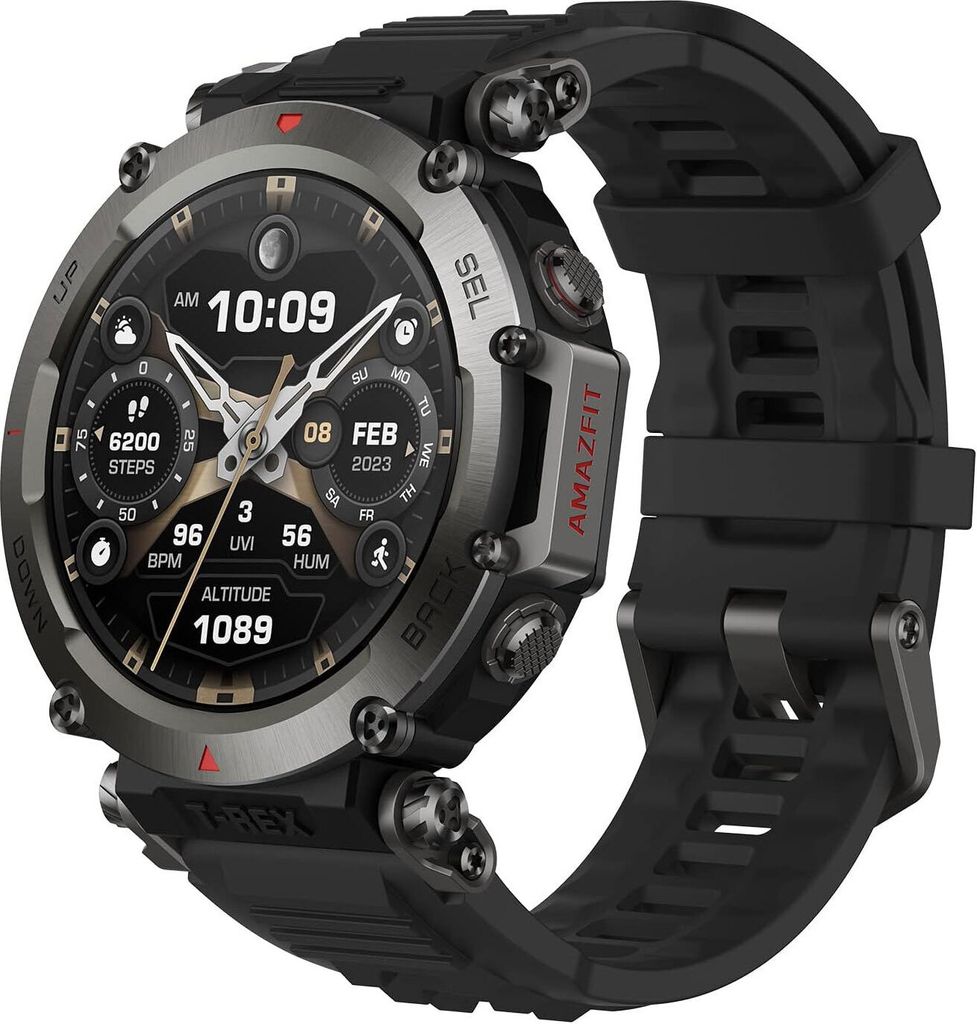 Amazfit T Rex Ultra 3 53 cm 1.39 AMOLED Touchscreen WLAN GPS 89 g