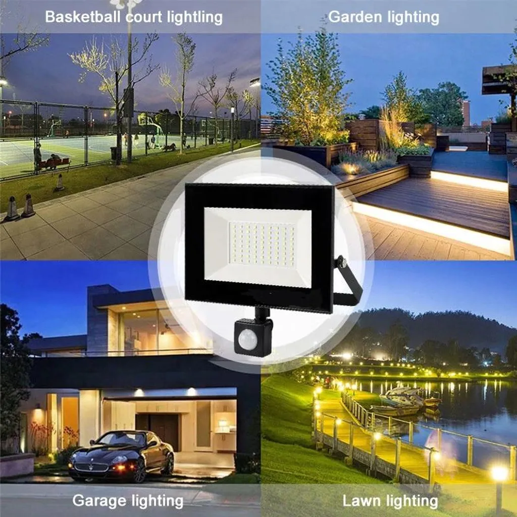 Projecteur halogène 10W anti-intrusion avec détecteur pour entrée - 8