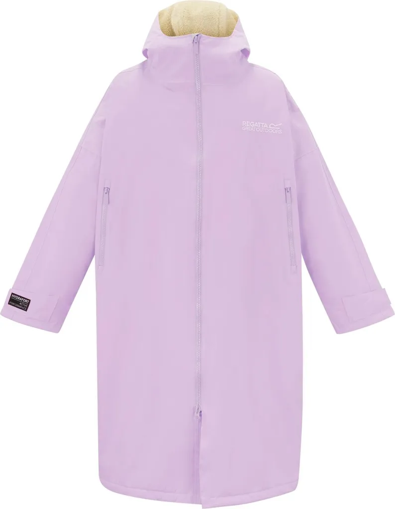 Regatta RG9120 Accappatoio con Pile Unisex Violetta - S/M