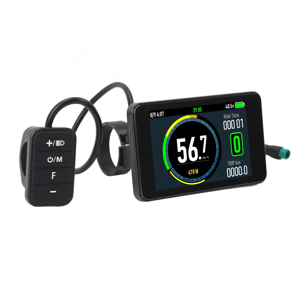 Compteur d'Affichage LCD pour Vélo Électrique Trajet Urbain VTT