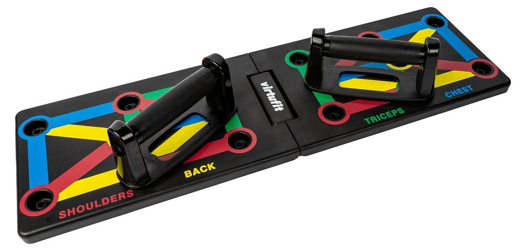 VirtuFit 12-in-1 Push-up-Board mit Liegestützgriffen, Produktbild 