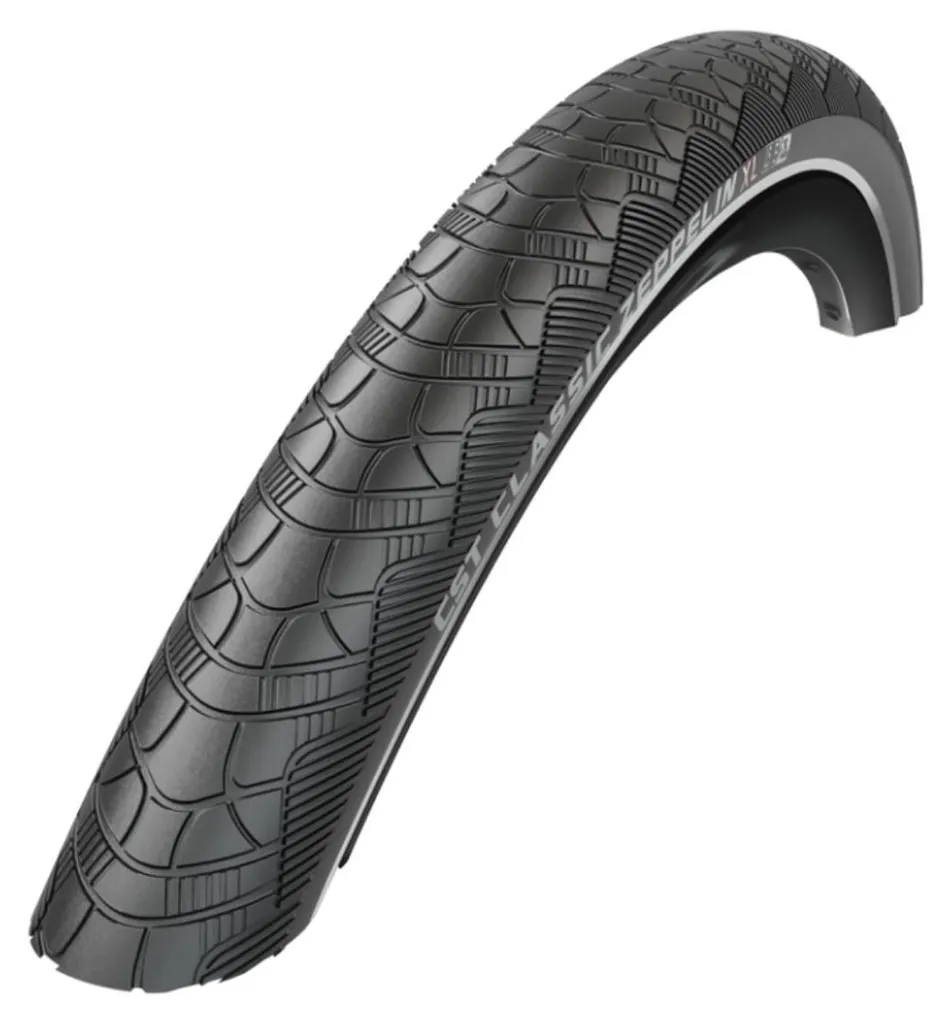 Pneu vélo CST Zeppelin XL25 28 x 2.00 Noir Refluen pour Ville et VTC