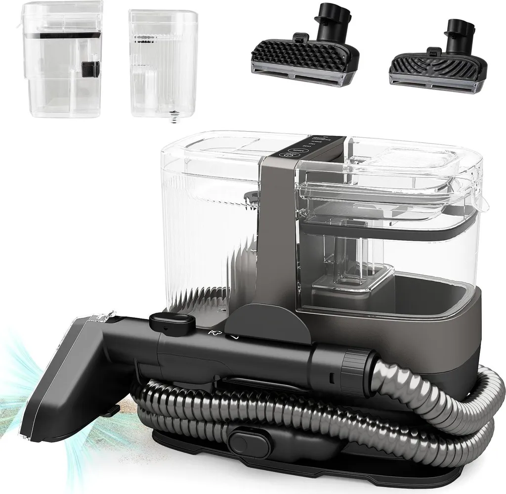 Nettoyeur de tissus 1800W vapeur haute pression 4 modes de lavage