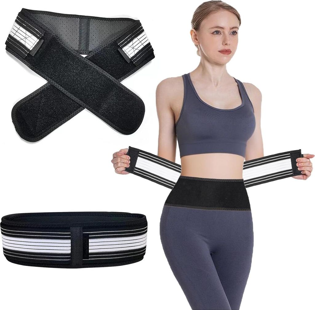 Größe L Orthogürtel, Komforten Beschwerdelos Ischias Gürtel, 140cm Rutschfester Verstellbarer Ortho Gürtel Ischias für Männer und Frauen Unisex