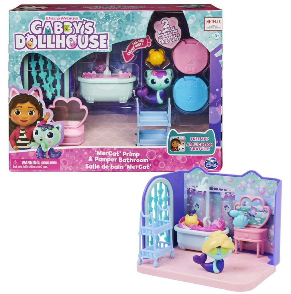 Gabby's Dollhouse 6062036, Łazienka dla lalek, 3 lat(a) Zdjęcie produktu 