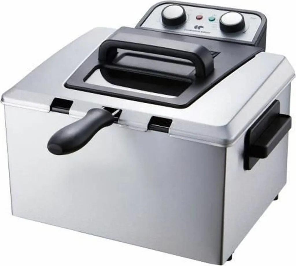 Friggitrice Continental Edison CEFR5IN3P Grigia 5L | Design e Praticità