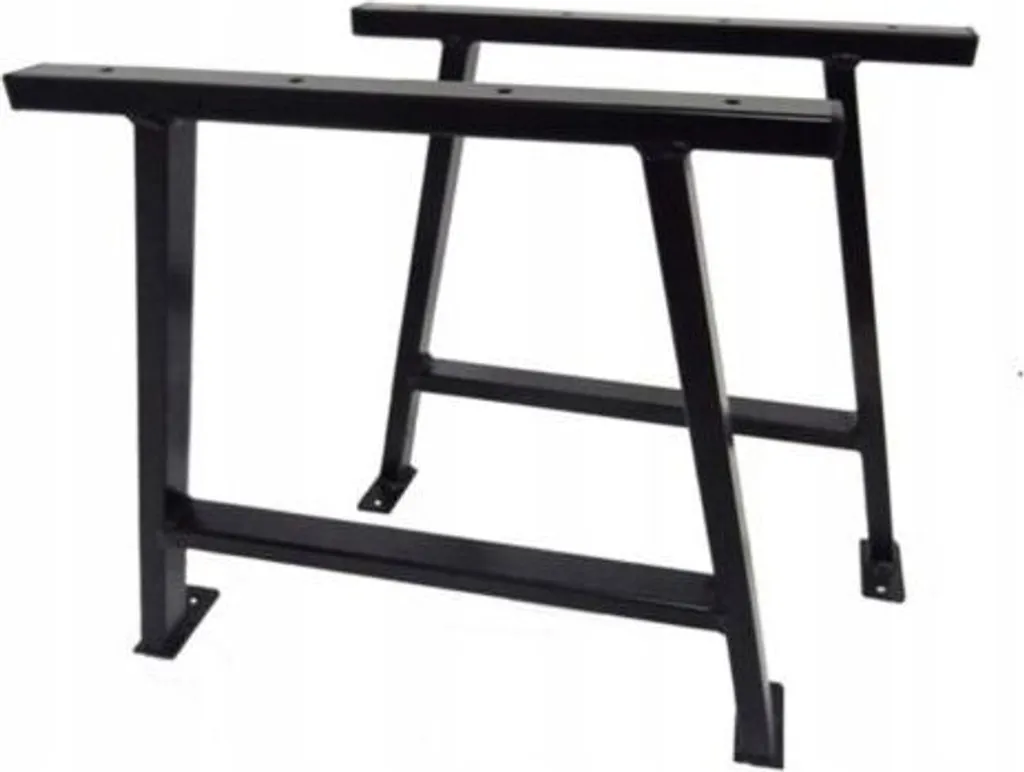 Pieds de banc pour créer votre banc de jardin ATHEN 2 pièces acier noir