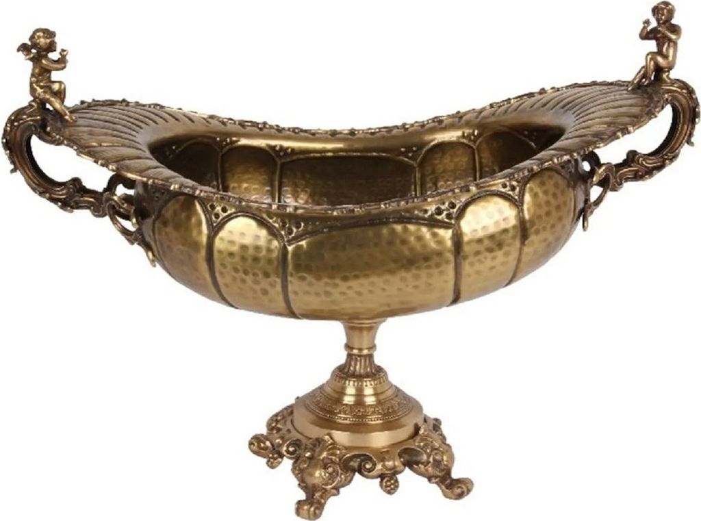 Casa Padrino Barock Messing Deko Schüssel Gold 75 x 41 x H. Produktbild 