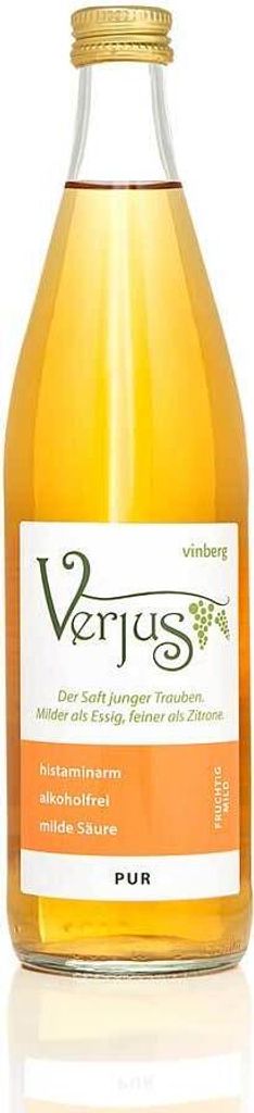 vinberg Verjus pur fruchtig-mild 500ml Produktbild