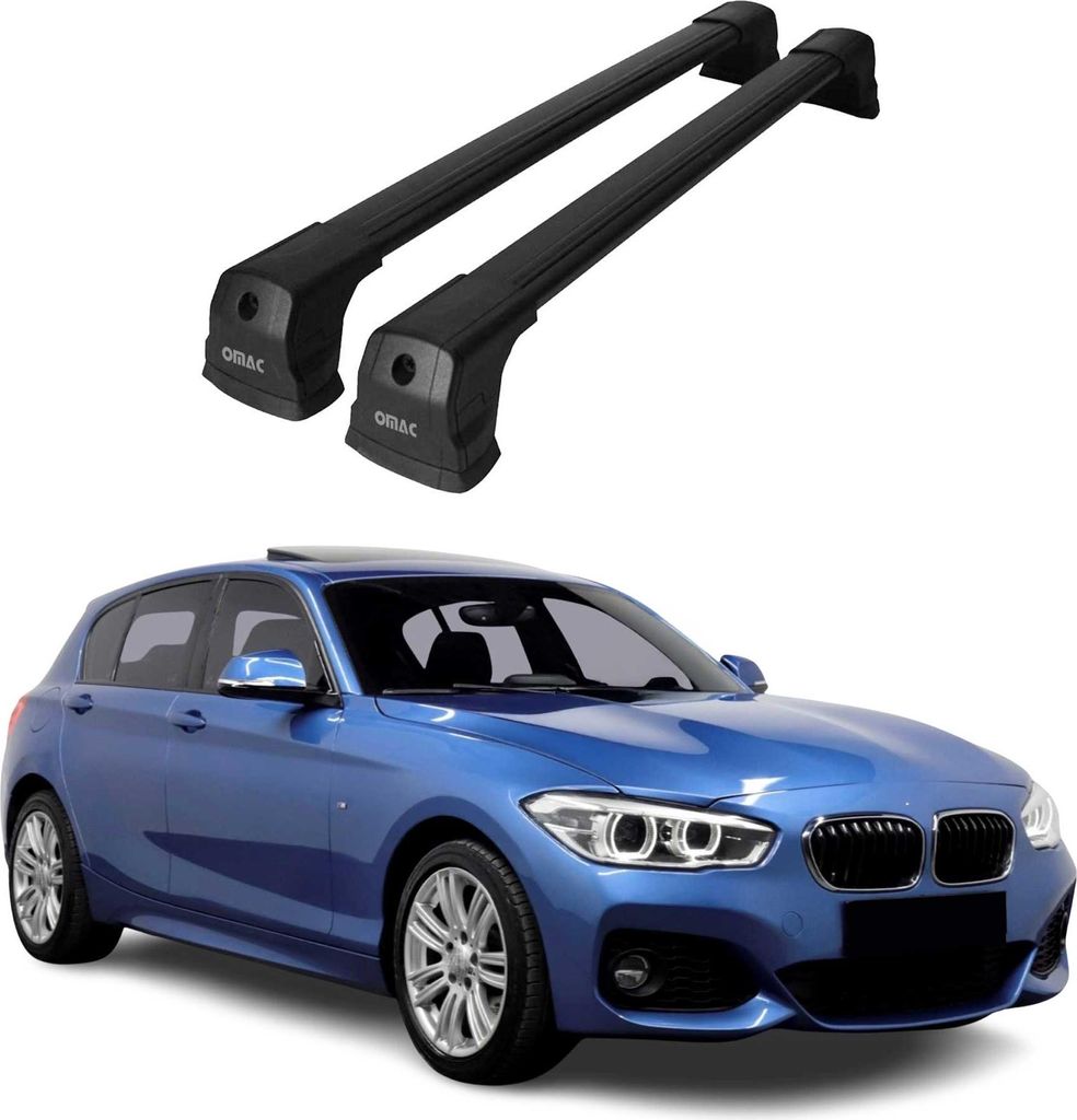 Barres de toit transversales pour BMW Série 1 F20 2011-2019 Image du produit 