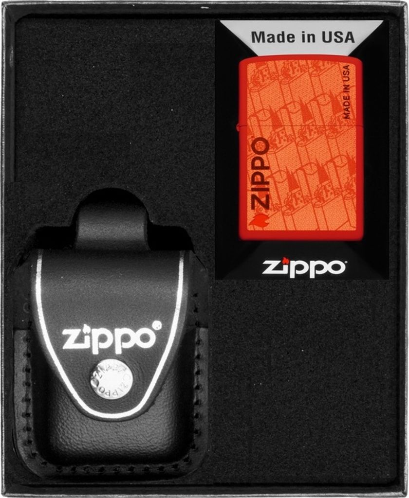 ZIPPO Feuerzeug-Set POP ART ZIPPO DESIGN Geschenk No3