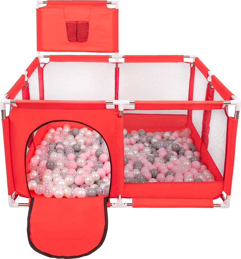 Selonis Laufstall Mit Korb 900 Bälle ∅6cm Spielplatz Mit Bunten Bällen Laufgitter Für Babys Und Kinder