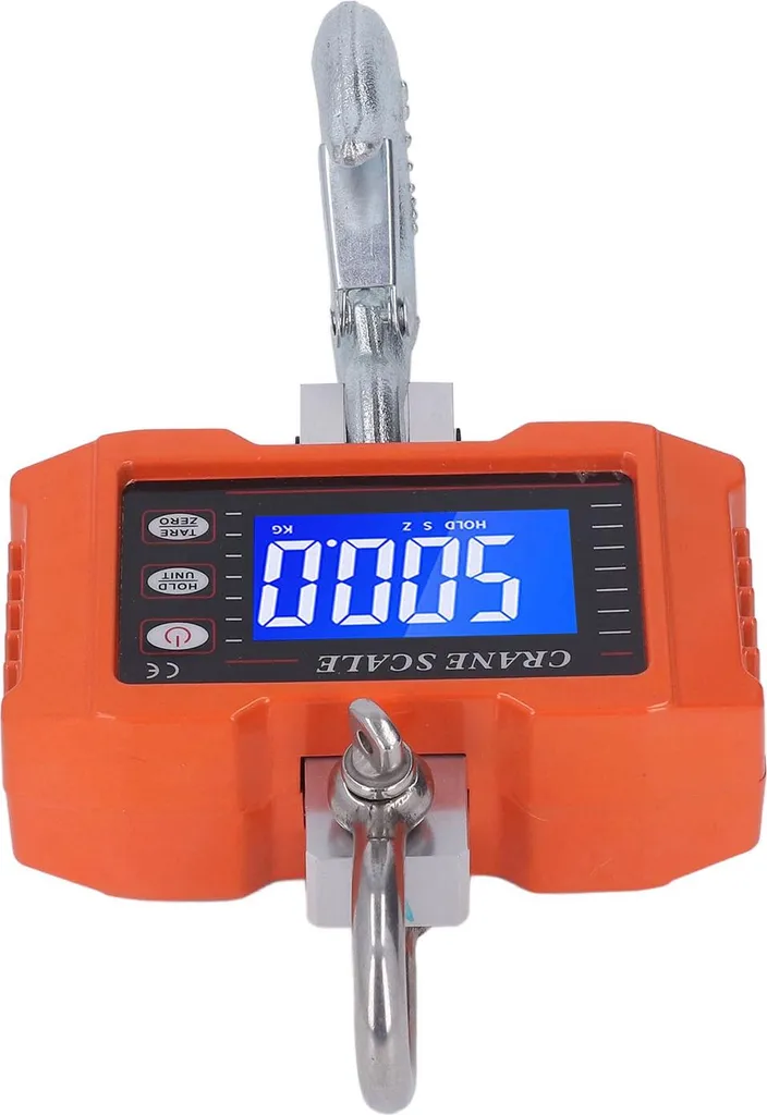 Peson électronique industriel 1T avec écran digital et crochet fixe