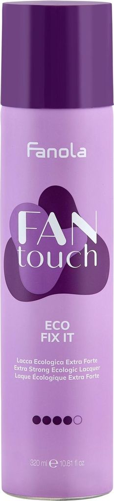 Fanola Fan Touch ECO Fix It Extra Strong Ecologic Lacquer Produktbild 