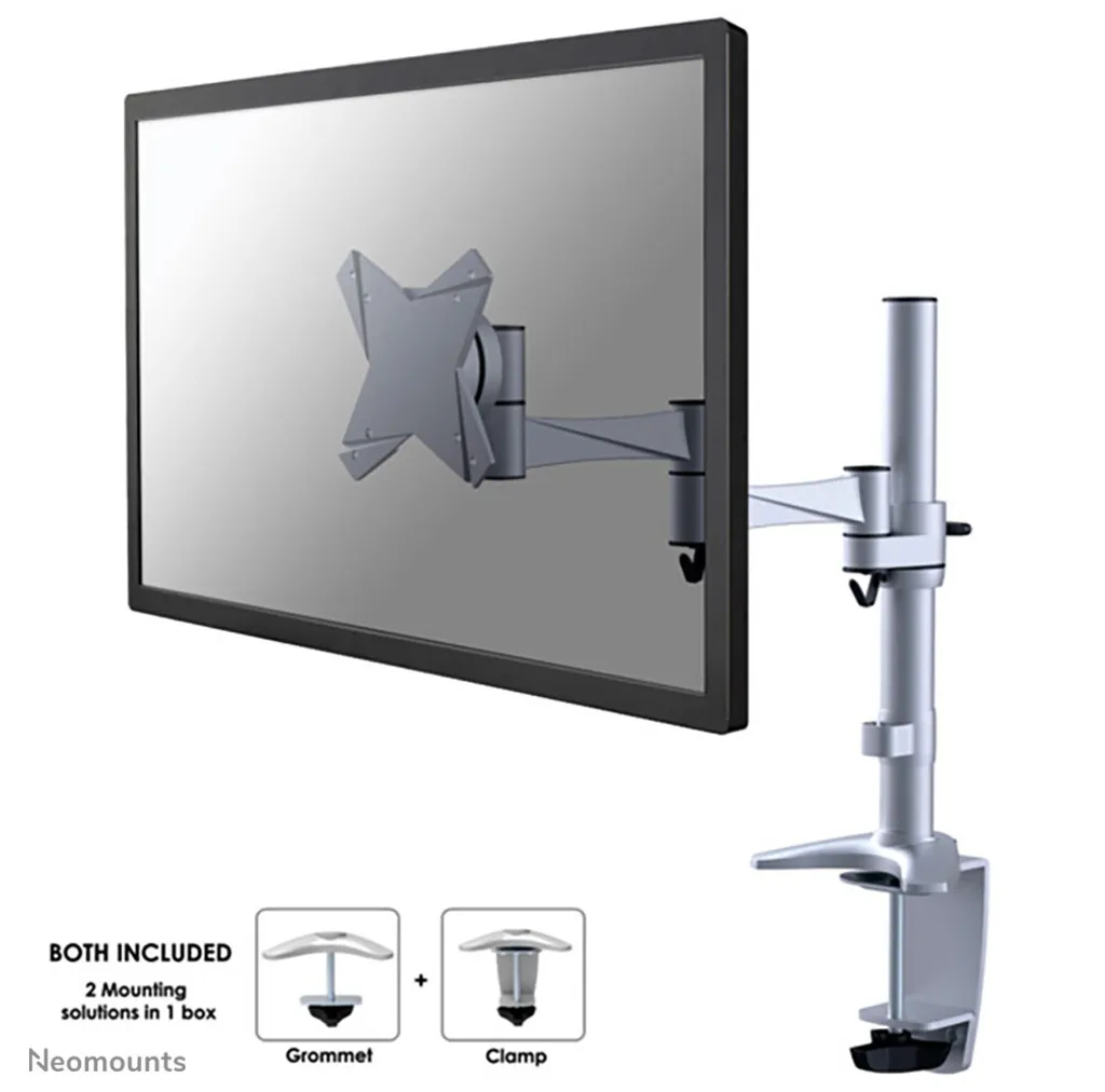 Neomounts TIS Support de Bureau pour Écran 10-30 Pouces Argent 9kg