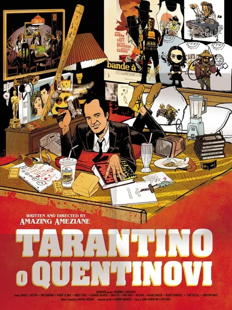 Album BD Tarantino o Quentinovi Amazing Améziane : cadeau cinéphile