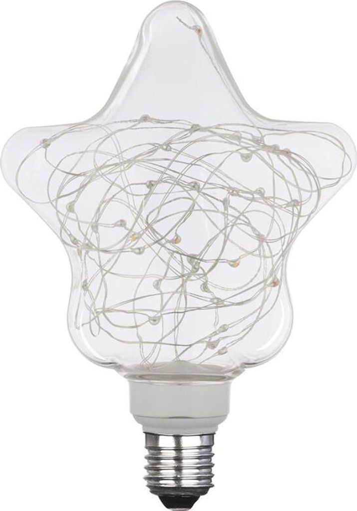 LED Deko Lampe étoile E27, 30 LED multicolores, lumière Image du produit 