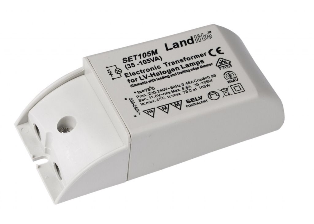 C-Light Elektronischer Halogen Mouse Trafo 105 VA - 12 V
