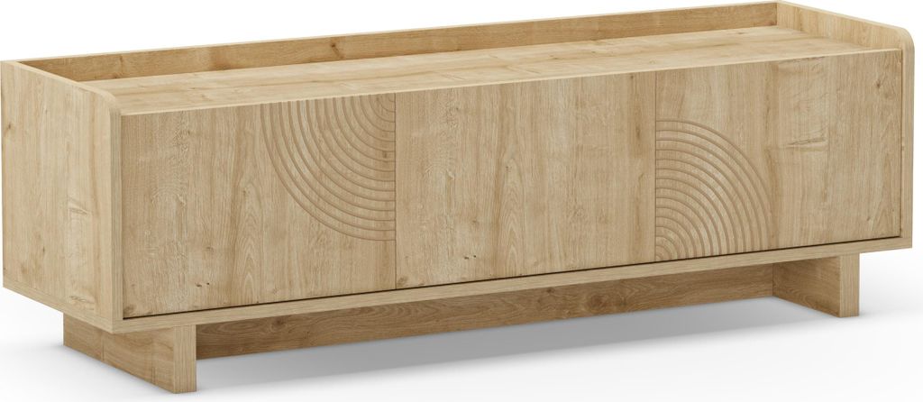 Marckeric - Daira TV-Ständer - Braun - 140x40x45cm