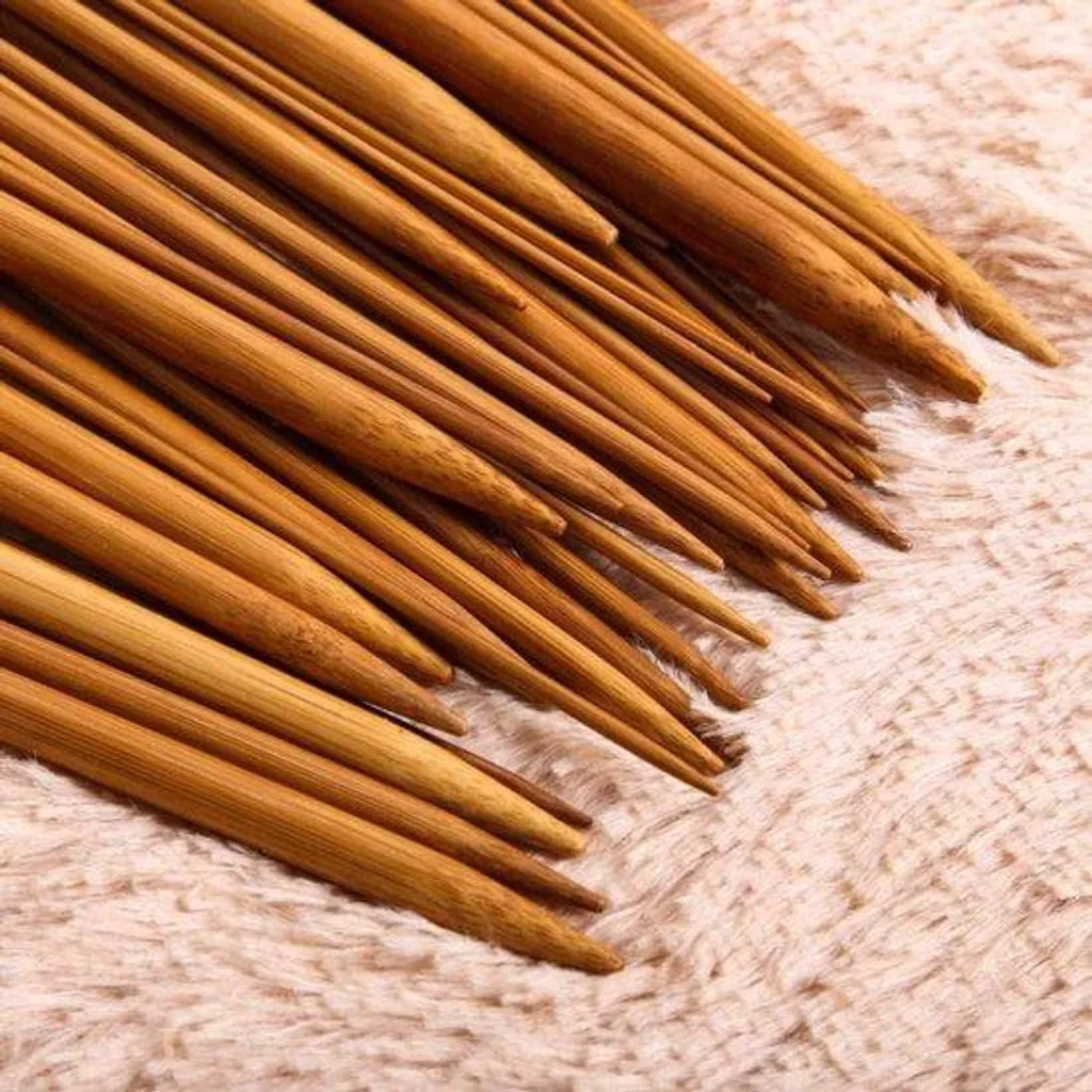 Set de 18 aiguilles à tricoter bambou pour pulls et écharpes maison