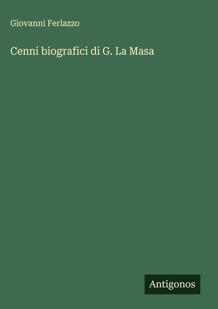Biografische Angaben zu G. La Masa