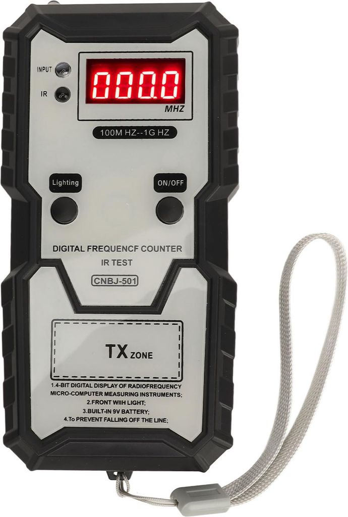 Télécommande Testeur de fréquence infrarouge - 100 MHz à 1 Image du produit 