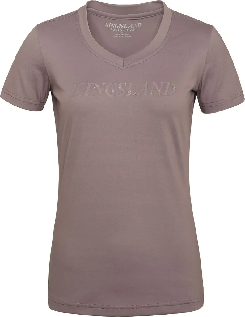 Haut technique équitation femme Kingsland Bianca Purple Quail été 2023 L