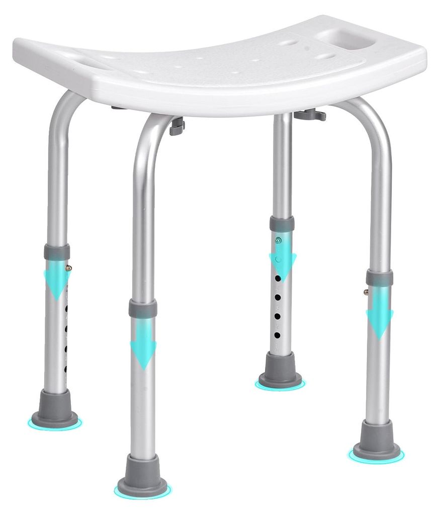 VEVOR: Asiento de ducha, taburete de ducha, altura Imagen del producto 