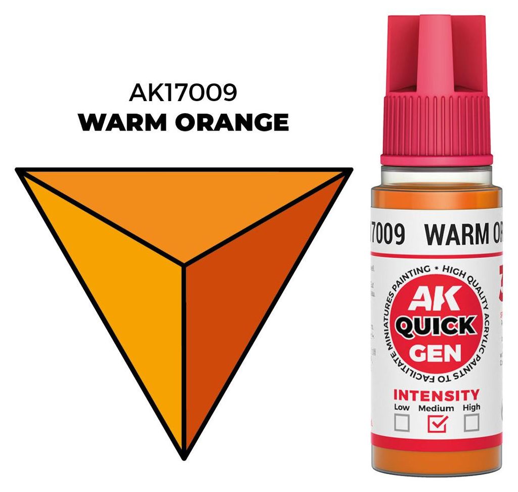AK Interactive QUICK GEN Warm Orange