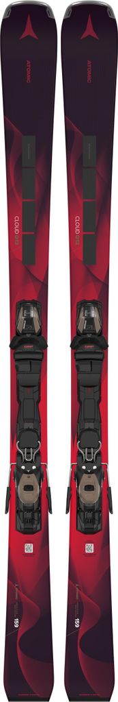 Atomic CLOUD Q12 RVSK C + M10 GW Damen Ski Allmountain Experten 24/25 rot 166