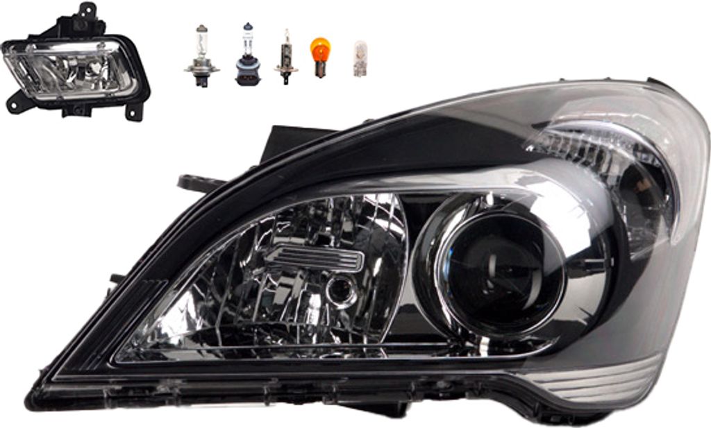 Johns, Scheinwerfer Halogen passend für Kia Cees Pro Ceed 09/09- H7 H1 L + Nebel+Leuch. 921011H070 921011H170 921011H500 922011H070