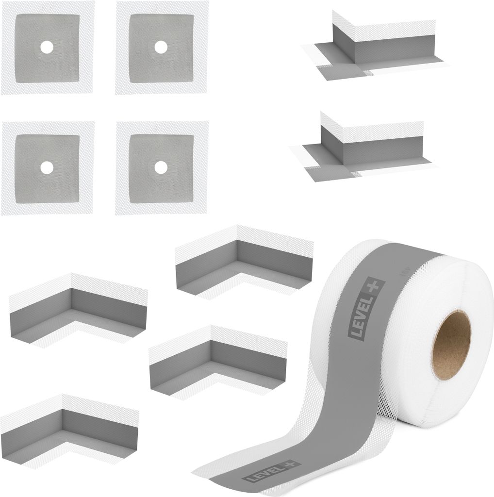 Dichtset Bad Küche Dusche Dichtband Wandmanschetten Außenecke Innenecke SET G5