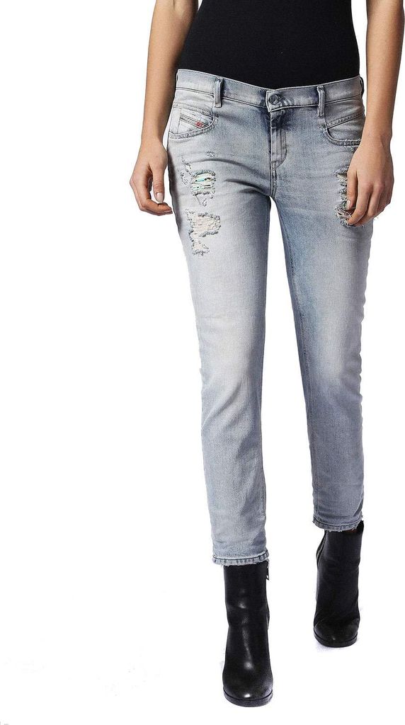 Diesel Belthy-Ankle 084DM Damen Jeans Hose Slim Straight